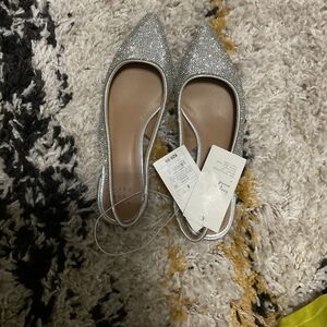 Elegant Silver Women's Shoes